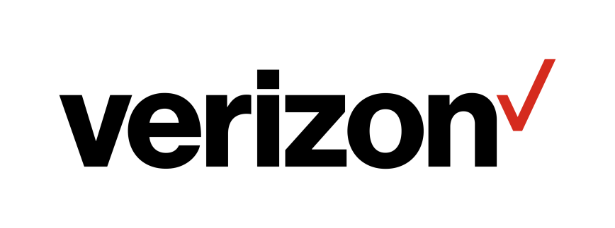 Black logo for Verizon