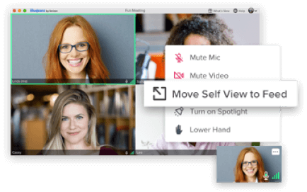 Move self view into gallery view